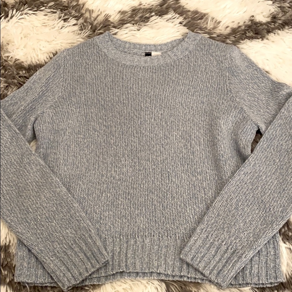 H&M divided light blue sweater size XS